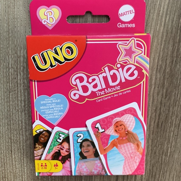 Barbie The Movie Edition UNO Cards Playing Card Game New Collectible - Picture 4 of 4